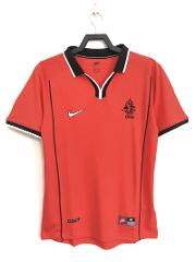Netherlands 1998 Home Retro Jersey  Men Orange