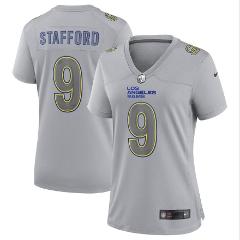 Women's Matthew Stafford #9 Los Angeles Rams Atmosphere Fashio...