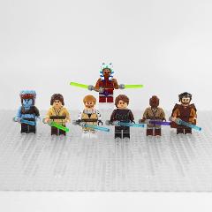 7pcs Star Wars Tales of the Jedi Dooku, Ahsoka & Obi-Wan Minif...