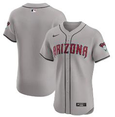 Arizona Diamondbacks Vapor Premier Elite Patch Jersey Gray