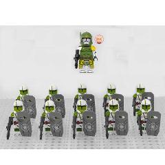 11pcs Star Wars Doom Unit Clone Troopers Minifigures