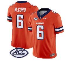 Kyle McCord Jersey #6 Syracuse Orange Vapor Limited College Fo...