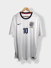 Rooney 10 England 2013 Home 150th Anniversary Retro Jersey  Me...