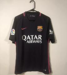Luis Suarez #9 FC Barcelona 2016-17 Away Retro Jersey  Black