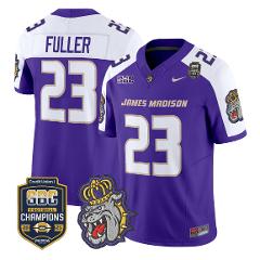 Jordan Fuller Jersey #23 James Madison Dukes 2025 SBC Stitched...