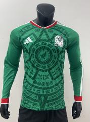 Mexico Home 2026 World Cup Long Sleeve Jersey Player Version