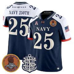Navy 250th Jersey Navy Midshipmen 250th Anniversary Limited St...