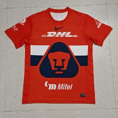 Men's UNAM Orange Red GK Soccer Jersey 25/26 Shirt 4XL
