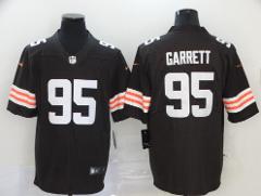 Mens Myles Garrett #95 Limited Player Football Jersey Brown