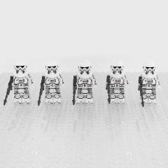5pcs Star Wars Fallen Order Flametroopers Minifigures