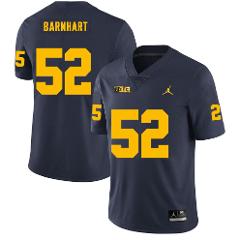 Michigan Wolverines Karsen Barnhart Jersey #52 College Footbal...