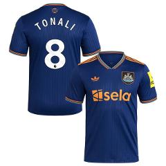 Sandro Tonali #8 Newcastle United 2025-26 Third Match Jersey  ...