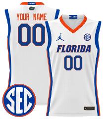 Custom Florida Gators Jersey Name, Number 2024 Lightweight Bas...