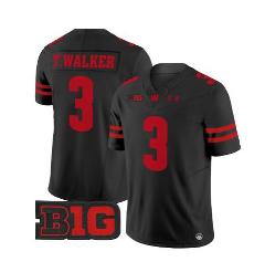 Tawee Walker Jersey #3 Wisconsin Badgers Vapor Football Stitch...