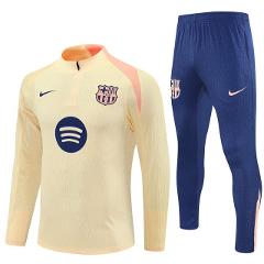 Barcelona 2025-26 Soccer Training Set  Peach & Navy