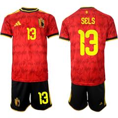 Belgium #13 SELS Jersey National Team x World Cup 2026 Home Re...