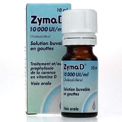 ZymaD-Vitamin D 10,000 UI / ml Drinkable Solution/Drops-Bottle...