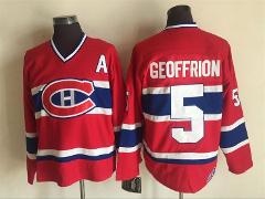 Men's Bernie Geoffrion Red Jersey Retro Style Montral Canadien...