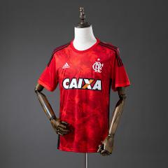 Men's Flamengo 2014/15 Second Away Red Retro Shirt Jersey