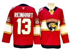 Florida Panthers #13 Sam Reinhart Red Home Jersey