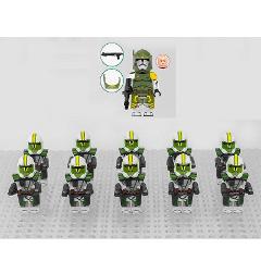 11pcs Star Wars Doom Unit ARC Troopers Minifigures