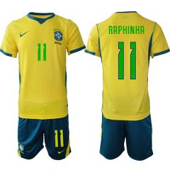 Brazil #11 RAPHINHA  JerseyNational Team x World Cup 2026 Home...