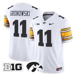 Mark Gronowski Jersey #11 Iowa Hawkeyes 2025 Limited Stitched ...