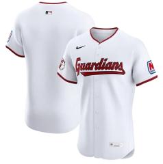 Cleveland Guardians Home Elite Jersey White