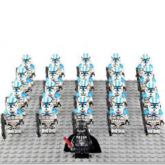 21PCS Star Wars Darth Vader 501st Clone Troopers Minifigures