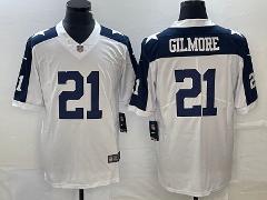 Men's Cowboys #21 Stephon Gilmore White Thanksgiving Football ...