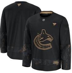 Vancouver Canucks 2024 Military Appreciation Practice Jersey -...
