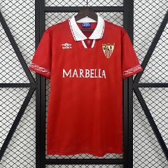 Men's 94/96 Sevilla Away Retro Soccer Jersey Shirt 4XL