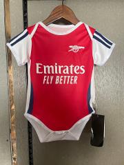 Arsenal 2025-26 Adorable Young Gunner Soccer Baby Bodysuit  Red
