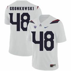 Men's Arizona Wildcats #48 Rob Gronkowski NCAA College White J...