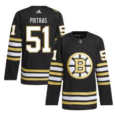 Matthew Poitras 51 Boston Bruins 100th Anniversary Primegreen ...