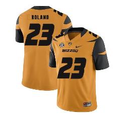 Missouri Tigers #23 Johnny Roland NCAA College Football Jersey...
