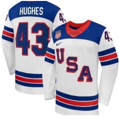 Quinn Hughes Jersey Team Usa Winter Olympics 2026 Hockey Premi...