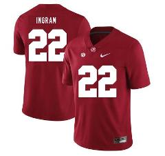 Alabama Crimson Tide #22 Mark Ingram College Football Jersey Red