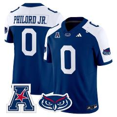 Wendol Philord Jersey #0 Florida Atlantic Owls 2025 All Stitch...