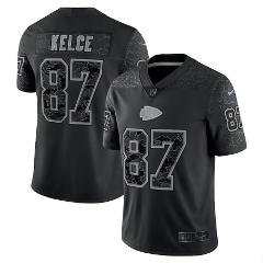 Men's Travis Kelce #87 Kansas City Chiefs Reflective Limited J...