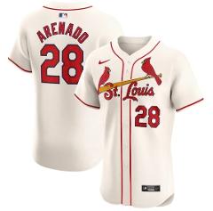 Nolan Arenado St. Louis Cardinals Elite Jersey Cream