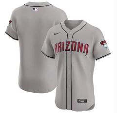 Arizona Diamondbacks Vapor Premier Elite Patch Jersey Gray