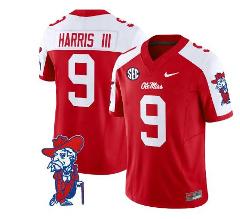 Tre Harris Jersey #9 Ole Miss Rebels Limited Football Stitched...