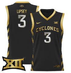 Tamin Lipsey Jersey #3 Iowa State 2024 Lightweight Basketball ...