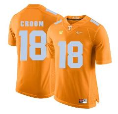 Tennessee Volunteers Jason Croom Jersey #18 Football NCAA Jers...