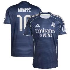 Kylian Mbappe #10 Real Madrid 2025-26 Away Jersey  Blue