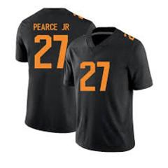 Men's James Pearce Jr. Black #27 Tennessee Volunteers Game Col...