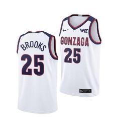 #25 Colby Brooks Jersey Gonzaga Bulldogs College Basketball Je...