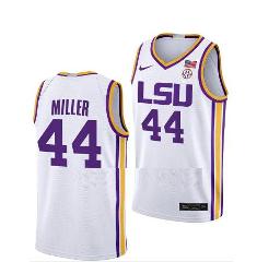 Adam Miller Jersey LSU Tigers College Basketball Limited White...
