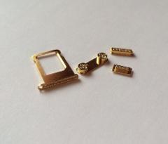 Diamond Crystal Encrusted 24ct 24k Gold Plated Buttons Set for...